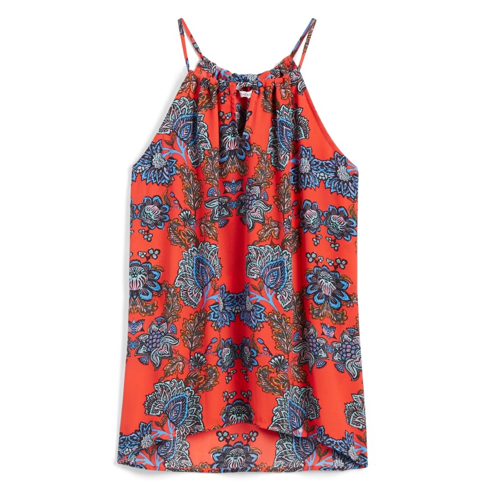 Krista Keyhole Halter Blouse